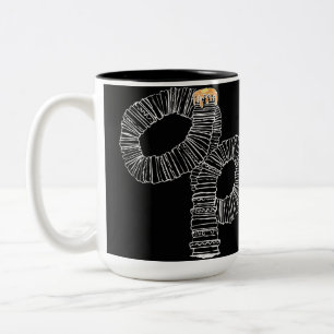 Pancakes Not So Short Stack Two-Tone Coffee Mug