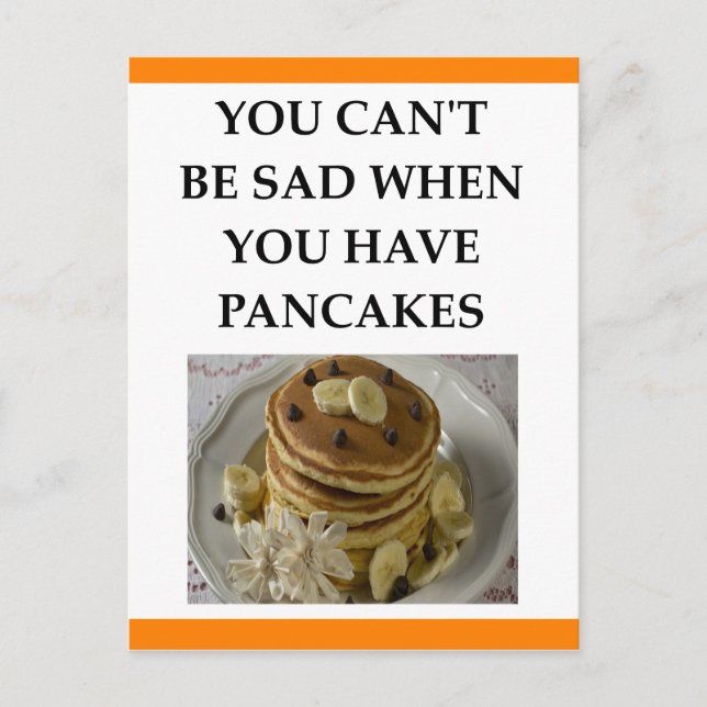 PANCAKES POSTCARD (Front)