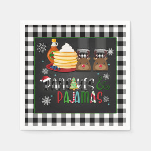 Pancakes & Pyjamas Christmas Party Napkin - BB