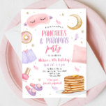 Pancakes Pyjamas Sleepover Slumber Party Birthday Invitation<br><div class="desc">♥ A fun invitation for your little ones birthday party!</div>