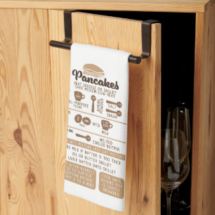 Pancakes Recipe Kitchen Towel