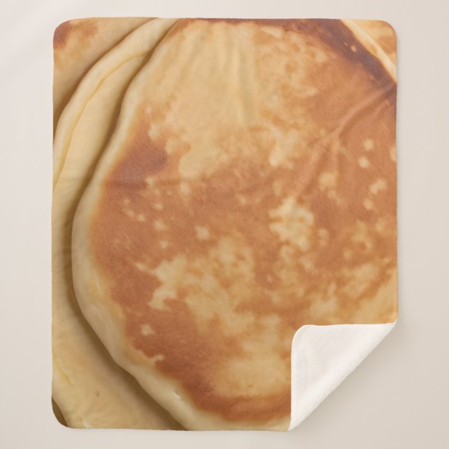 Pancakes Sherpa Blanket (Front)