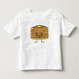 Pancakes stack butter syrup fluffy breakfast toddler T-Shirt