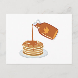 Pancakes & Syrup Postcard