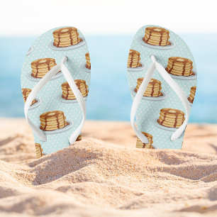 Pancakes with Maple Syrup & Polkadot Pattern Thongs