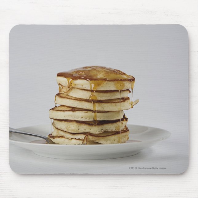 Pancakes with syrup mouse pad (Front)