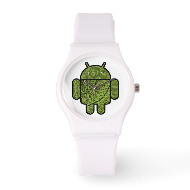 Pancho Doodle Character for Android™ Watch (Front)