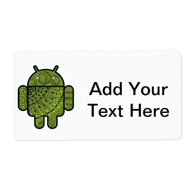 Pancho Doodle Character for the Android™ robot (Front)