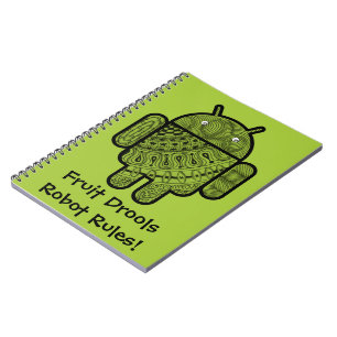 Pancho Doodle Character for the Android™ robot Notebook