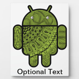 Pancho Doodle Character for the Android™ robot Plaque