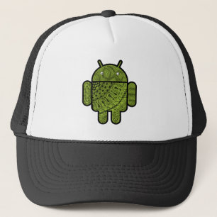 Pancho Doodle Character for the Android™ robot Trucker Hat