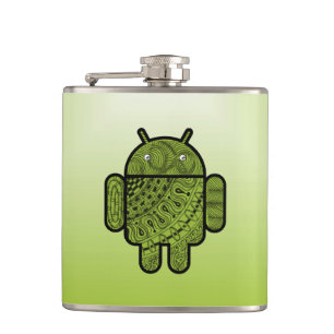 Pancho Doodle for Android™ Hip Flask