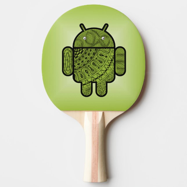 Pancho Doodle for Android™ Ping Pong Paddle (Front)