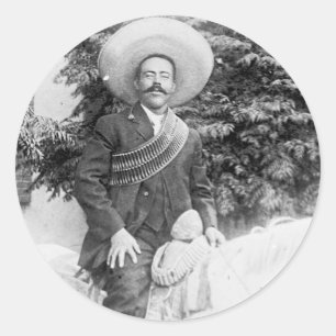 Pancho Villa Classic Round Sticker
