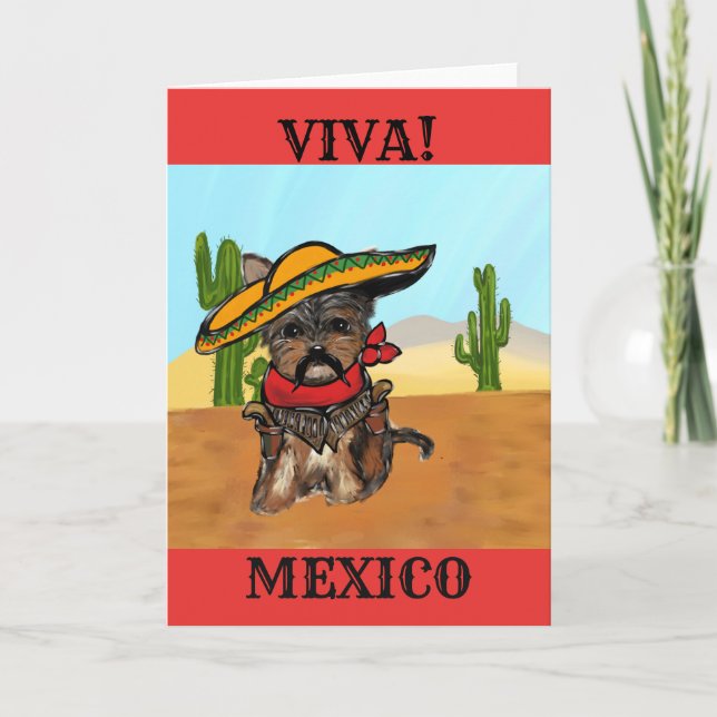 Pancho Yorkie Poo Card (Front)