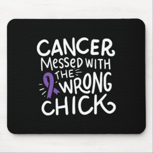Pancreas Cancer Awareness Pancreatic Chemo Purple  Mouse Pad