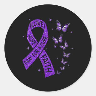 Pancreatic Cancer Awareness2 Classic Round Sticker