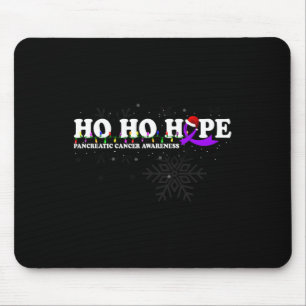 Pancreatic Cancer Awareness Christmas Wish Mouse Pad