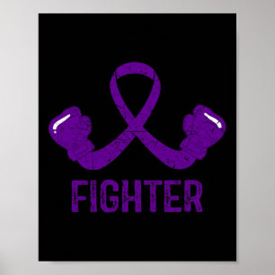 Pancreatic Cancer Awareness Fighter Poster