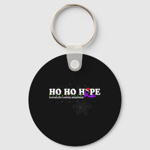 PANCREATIC CANCER AWARENESS Flower We Don't Know H Key Ring