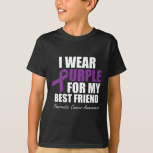 Pancreatic Cancer Awareness I Wear Purple For My B T-Shirt