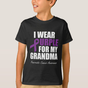 Pancreatic Cancer Awareness I Wear Purple For My G T-Shirt