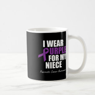 Pancreatic Cancer Awareness I Wear Purple For My N Coffee Mug