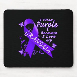 Pancreatic Cancer Awareness I Wear Ribbon For Gran Mouse Pad