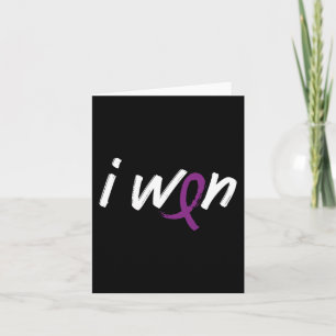 Pancreatic Cancer Awareness - I Won Survivor Fight Card