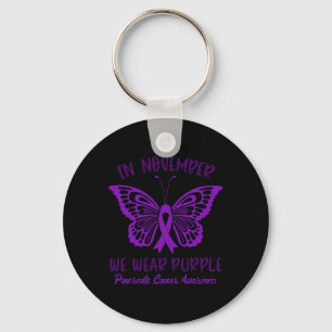 Pancreatic Cancer Awareness In November We Wear Pu Key Ring