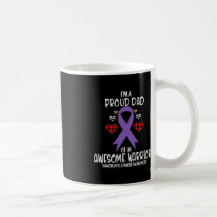 Pancreatic Cancer Awareness Month Purple Floral Ri Coffee Mug