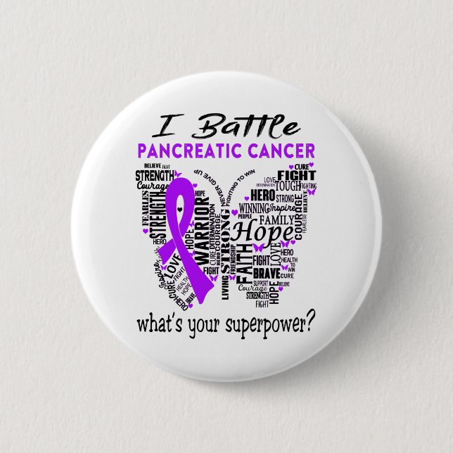 Pancreatic Cancer Awareness Month Ribbon Gifts 6 Cm Round Badge (Front)