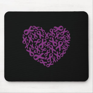 Pancreatic Cancer Awareness Purple Ribbon 2 Mouse Pad
