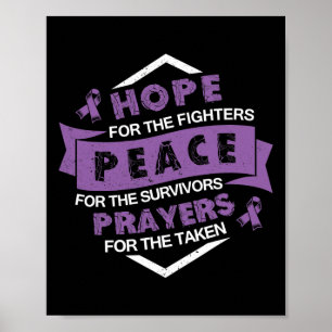 Pancreatic Cancer Awareness Ribbon S Poster