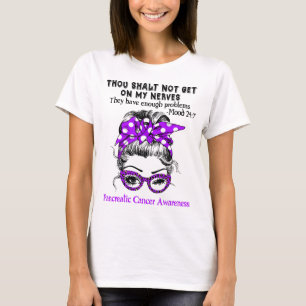 Pancreatic Cancer Awareness Ribbon Support Gifts T-Shirt