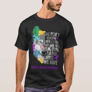 Pancreatic Cancer Awareness Ribbon Support Gifts T-Shirt