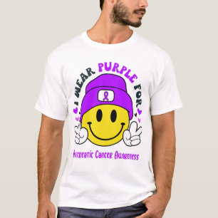 Pancreatic Cancer Awareness Ribbon Support Gifts T-Shirt