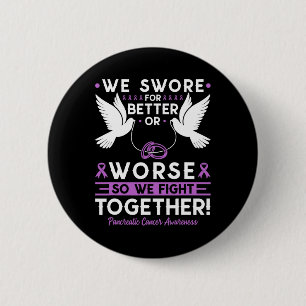 Pancreatic Cancer Awareness Spouse Husband Wife Su 6 Cm Round Badge