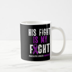 Pancreatic Cancer Awareness Survivor Gift Purple R Coffee Mug