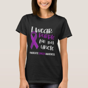 Pancreatic Cancer Awareness Survivor Gift Purple R T-Shirt