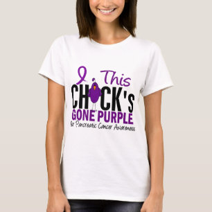 Pancreatic Cancer Chick Gone Purple T-Shirt