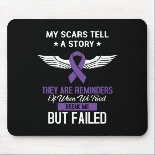 Pancreatic Cancer Fight Cancer Ribbon 10 Mouse Pad