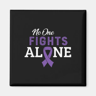 Pancreatic Cancer Fight Cancer Ribbon 11 Magnet