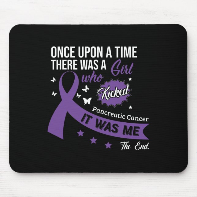 Pancreatic Cancer Fight Cancer Ribbon 12 Mouse Pad (Front)