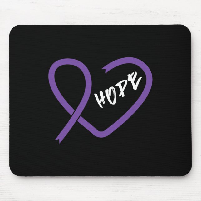 Pancreatic Cancer Fight Cancer Ribbon 13 Mouse Pad (Front)