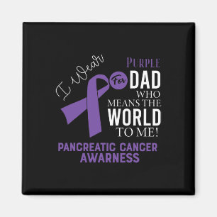 Pancreatic Cancer Fight Cancer Ribbon 17 Magnet