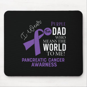 Pancreatic Cancer Fight Cancer Ribbon 17 Mouse Pad