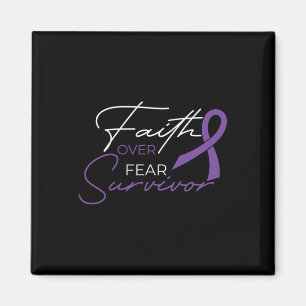 Pancreatic Cancer Fight Cancer Ribbon 1 Magnet