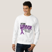 Pancreatic Cancer FUTURE SURVIVOR Sweatshirt (Front Full)