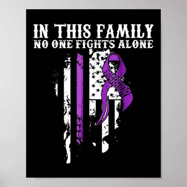 Pancreatic Cancer Gifts- Pancreatic Cancer Awarene Poster (Front)